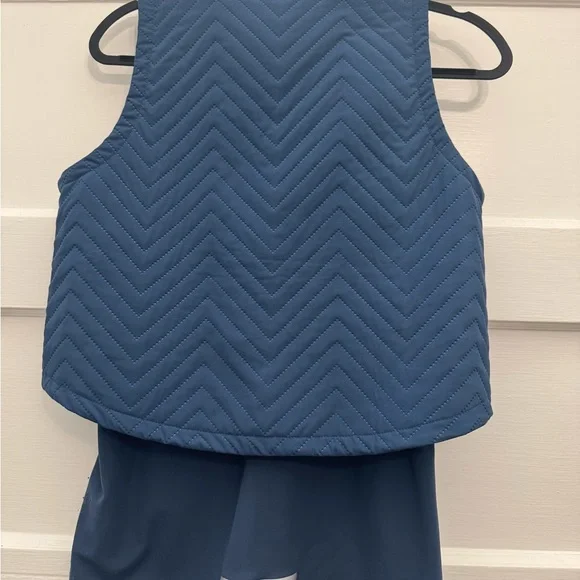 Sweaty Betty Small Blue Thermal Nordic Vest - Picture 2 of 3